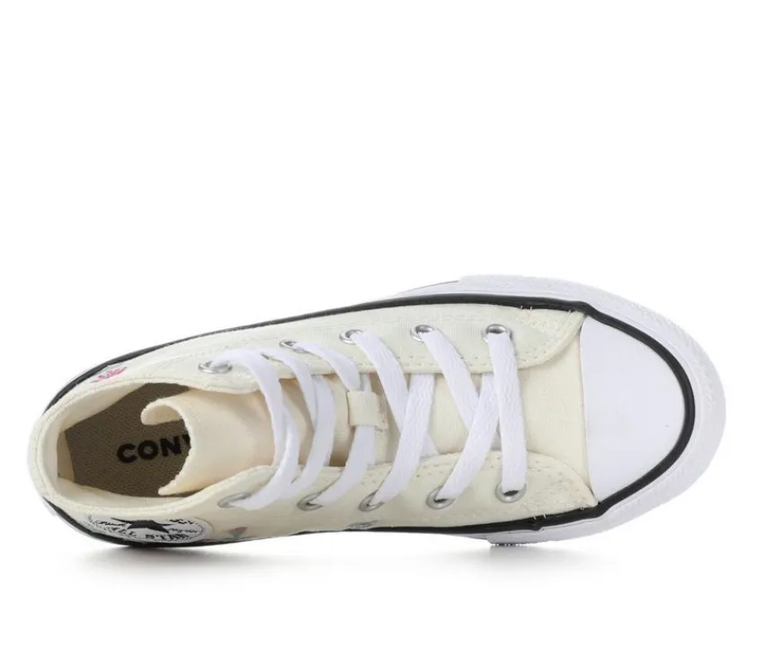 Girls' Little Kid Chuck Taylor All Star Florals High-Top Sneakers|Converse New