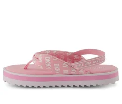 Girls' Little Kid & Big Kid Nia Logo Wedge Sandals|DKNY Online