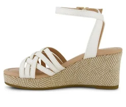 Girls' Little & Big Kid Anastasia Bella Wedge Sandals|Kenneth Cole Outlet