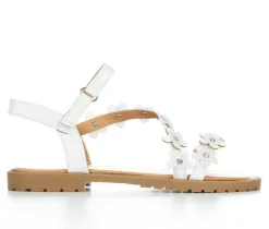 Girls' Little Kid & Big Kid Flower Kid Sandals|Kensie Girl Discount