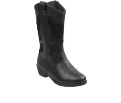 Kensie Girl Boots|Toddler (Sizes 4.5-10)>Girls' Toddler Rhinestone Zip-Up Cowboy Boots