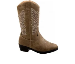 Girls' Toddler Rhinestone Zip-Up Cowboy Boots|Kensie Girl Best