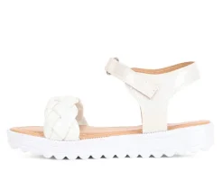 Girls' Toddler Woven Sandals|Kensie Girl Online