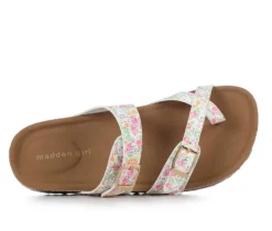Girls' Little Kid & Big Kid JBryceee Strappy Footbed Sandals|Madden Girl Outlet