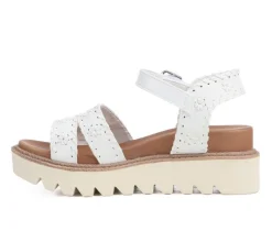 Girls' Little Kid & Big Kid Almah Platform Wedge Sandals|MIA