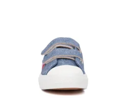 Girls' Toddler Glimmer Rainbow Sneakers|Olivia Miller Girl Clearance