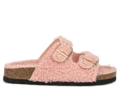 Olivia Miller Sandals|Sandals>Girls' Little Kid & Big Kid Hailey Footbed Sandals