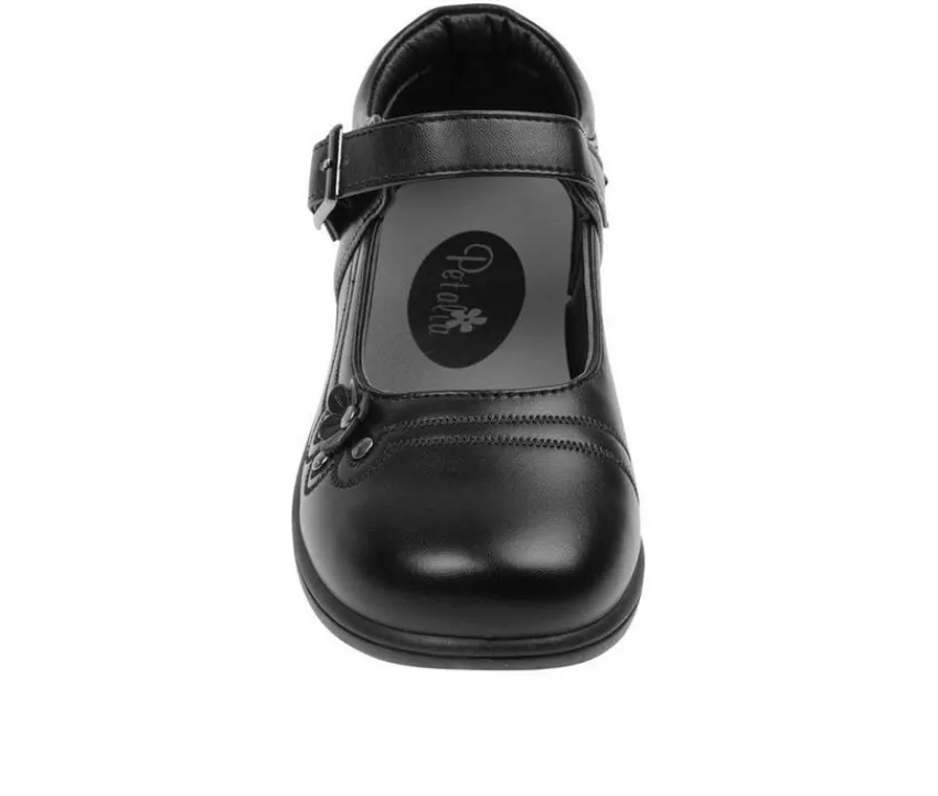 Girls' Toddler & Little Kid & Big Kid Flower School Flats|Petalia Hot
