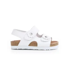 Girls' Infant & Toddler & Little Kid Lil Edena Footbed Sandals|Rachel Shoes Discount