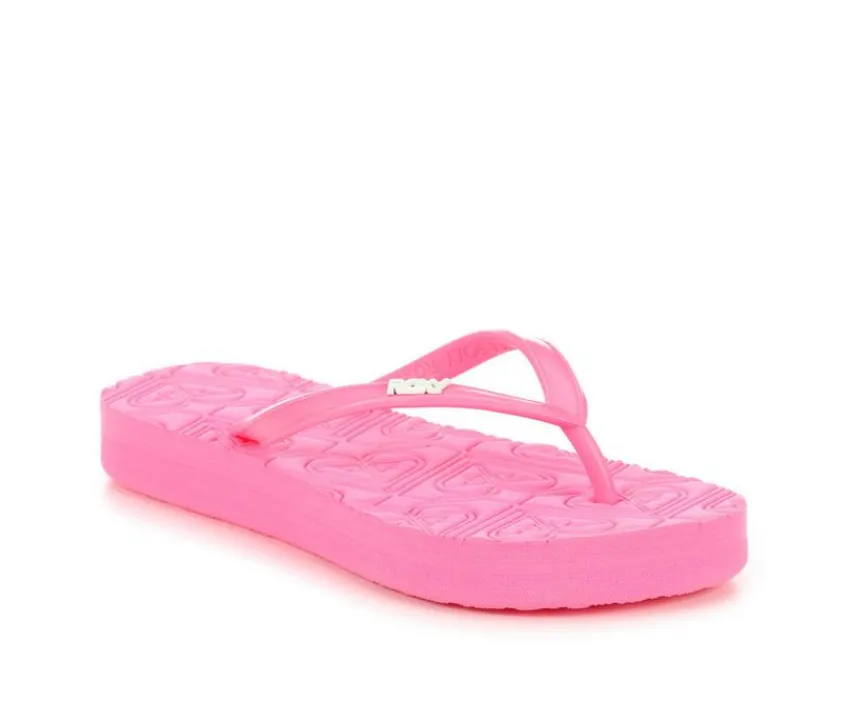 Girls' Little Kid & Big Kid RG Viva Plat Flip-Flops|Roxy Hot