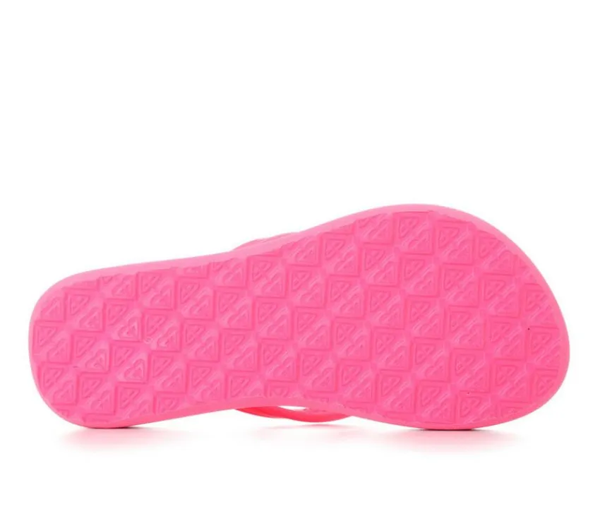 Girls' Little Kid & Big Kid RG Viva Plat Flip-Flops|Roxy Hot