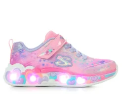 Skechers Casual|Little Kid (Sizes 10.5-3)>Girls' Eternal Heart Lights Girls 10.5-4 Light-Up Shoes