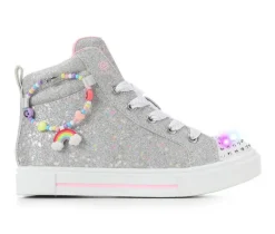 Skechers Casual|Casual>Girls' Little Kid Twinkle Sparks Charm Bestie Light-Up Shoes