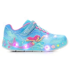 Skechers Athletics & Sneakers|Casual>Girls' Little Kid Mermaid Dreams Light-Up Shoes
