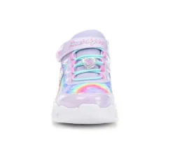 Girls' Little Kid Flutter Hearts Groovy Light-Up Shoes|Skechers New