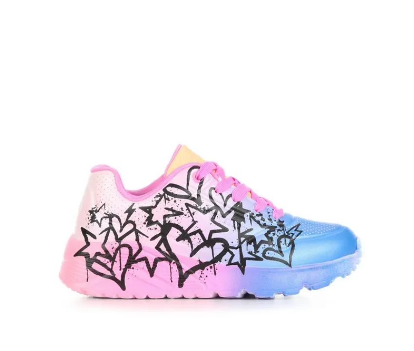Girls' Little Kid & Big Kid Uno Lite Drip Sneakers|Skechers Street Clearance
