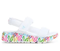 Skechers Street Sandals|Sandals>Girls' Little Kid & Big Kid Uno Lite Goldcrown Sandals