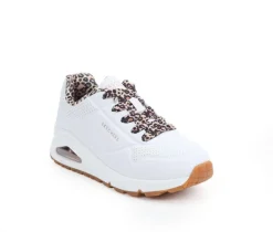 Skechers Street Athletics & Sneakers|Athletics & Sneakers>Girls' Little Kid & Big Kid Uno Gen1 Leopard