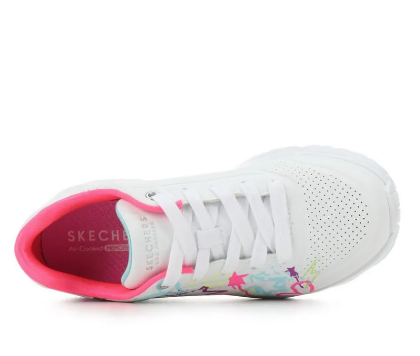 Skechers Street Athletics & Sneakers|Athletics & Sneakers>Girls' Little Kid & Big Kid Uno Lite My Drip Sneakers