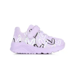 Girls' Toddler Uno Lite Heart Sneakers|Skechers Street Best