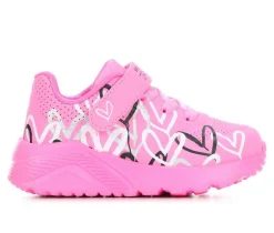 Skechers Street Athletics & Sneakers|Athletics & Sneakers>Girls' Toddler Uno Lite Heart Sneakers