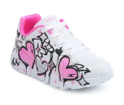 Girls' Uno Lite Graffiti 11-7|Skechers Street Clearance