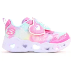 Skechers Athletics & Sneakers|Casual>Girls' Toddler Heart Lights Lovely Light-Up Shoes