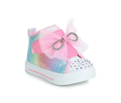 Girls' Toddler Twinkle Sparks Ombre Bow Sneakers|Skechers Clearance