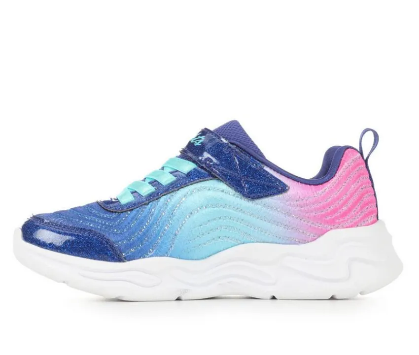 Skechers Athletics & Sneakers|Casual>Girls' Wavy Beams Girls 10.5-4 Light-Up Shoes