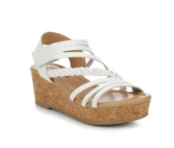 Soda Sandals|Dress>Girls' Little Kid & Big Kid Whitney Wedge Sandals
