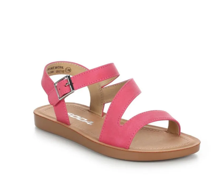 Soda Sandals|Sandals>Girls' Little Kid & Big Kid Quilt II Sandals
