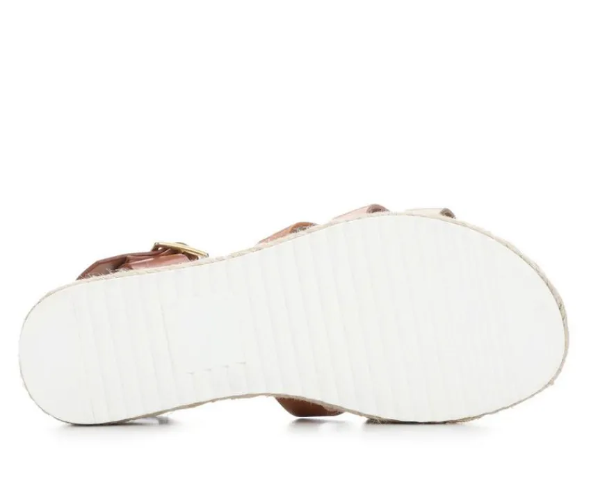Girls' Little Kid & Big Kid Trader Wedge Sandals|Soda Discount