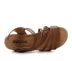 Girls' Little Kid & Big Kid Whitney Wedge Sandals|Soda Sale