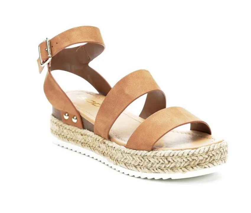 Girls' Little Kid & Big Kid Theme Platform Sandals|Soda Best