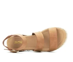 Girls' Little Kid & Big Kid Theme Platform Sandals|Soda Best