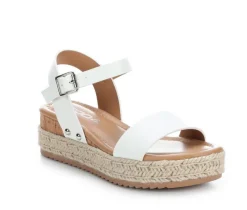 Girls' Little Kid & Big Kid Treasure Wedge Sandals|Soda Outlet