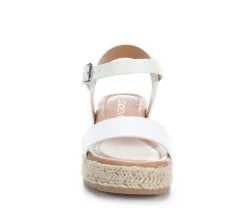 Girls' Little Kid & Big Kid Treasure Wedge Sandals|Soda Outlet