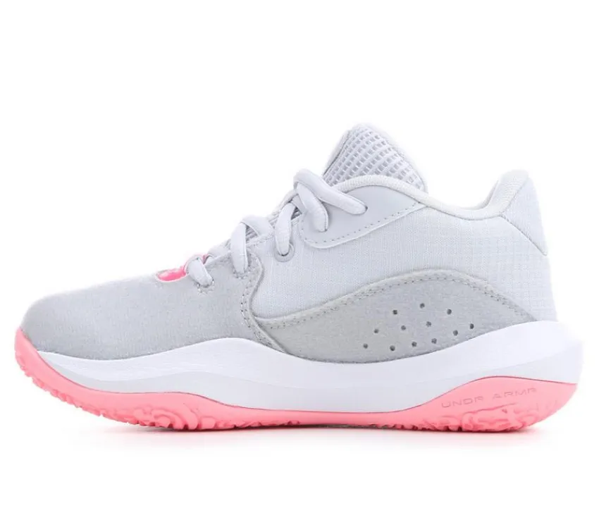 Under Armour Athletics & Sneakers|Athletics & Sneakers>Girls' Little Kid Lockdown 7 Patches Basketball Shoes