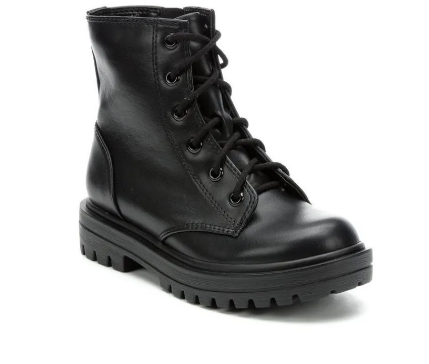 Unr8ed Boots|Big Kid (Sizes 3.5-7)>Girls' Little Kid & Big Kid Firm Combat Boots