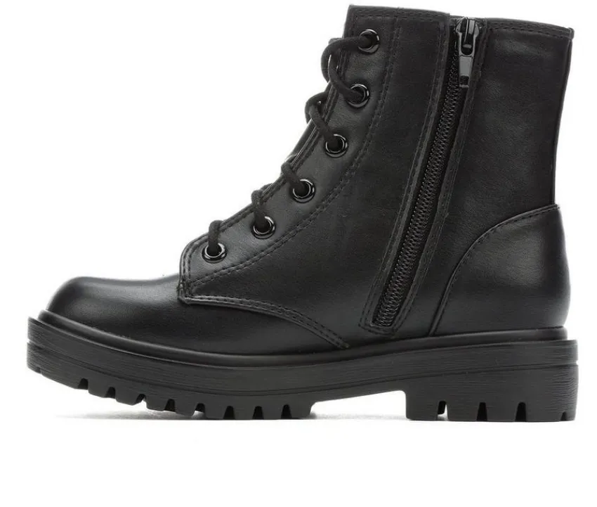 Unr8ed Boots|Big Kid (Sizes 3.5-7)>Girls' Little Kid & Big Kid Firm Combat Boots