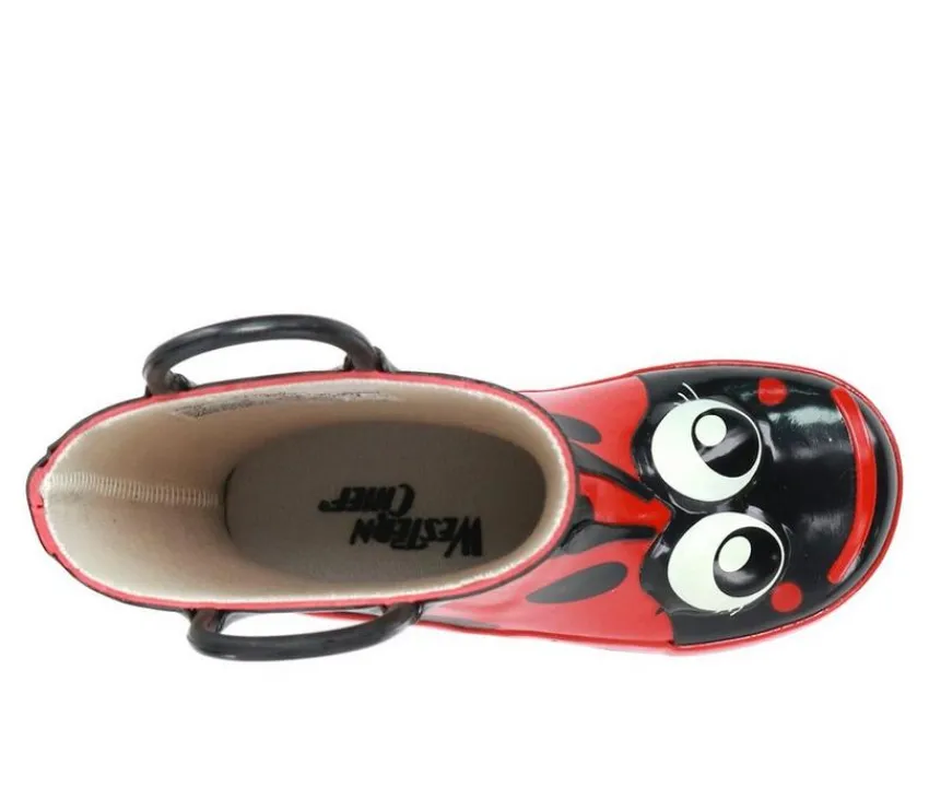 Western Chief Boots|Big Kid (Sizes 3.5-7)>Girls' Little Kid & Big Kid Ladybug Rain Boots