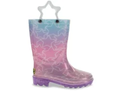 Girls' Toddler Glitter Star Lighted Rain Boots|Western Chief Discount