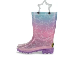 Girls' Toddler Glitter Star Lighted Rain Boots|Western Chief Discount