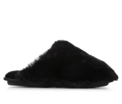 Women's Plush Scuff Slippers|Jessica Simpson Sale