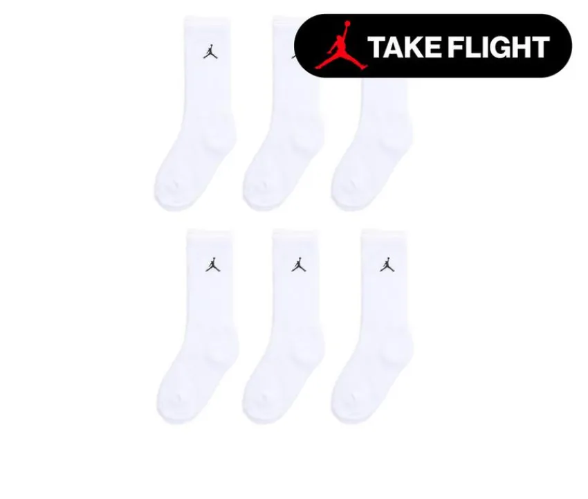 Jordan Socks>Essential Crew Socks (6 Pairs)