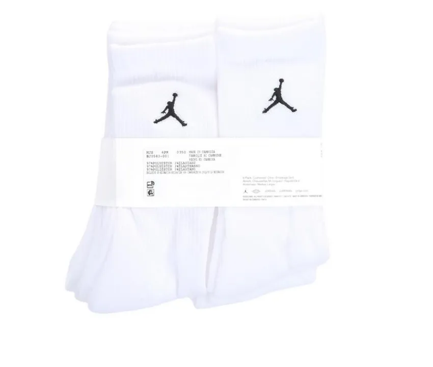 Jordan Socks>Essential Crew Socks (6 Pairs)