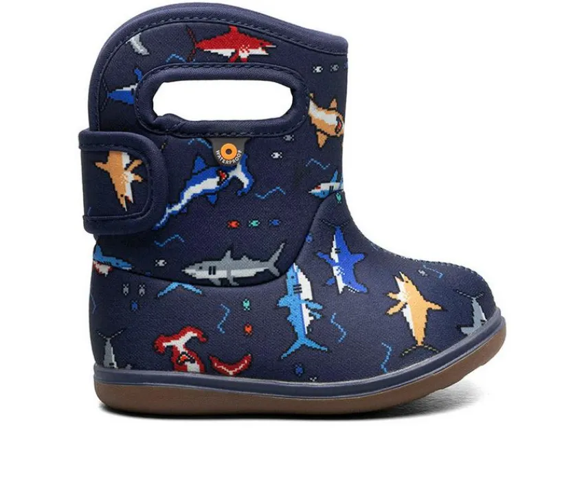 Kids' Little Kid & Big Kid Bogg Pixel Shark Rain Boots|Bogs Footwear Sale