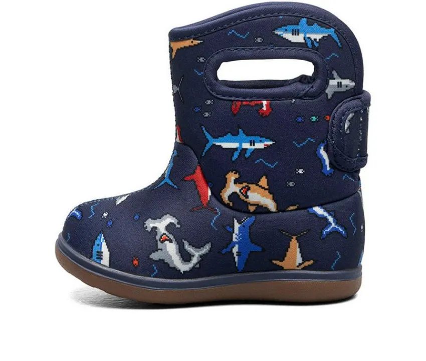 Kids' Little Kid & Big Kid Bogg Pixel Shark Rain Boots|Bogs Footwear Sale