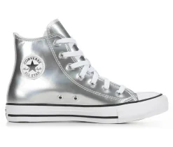 Converse Athletics & Sneakers|Athletics & Sneakers>Kids' Big Kid Chuck Taylor All Star Metallic High-Top Sneakers