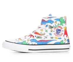 Kids' Little Kid Chuck Taylor All Star Dino Mid-Top Sneakers|Converse